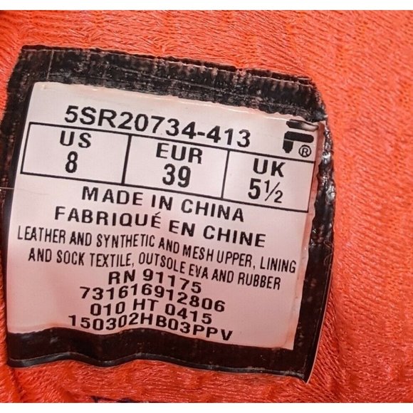 Womens Fila Memory Maranello 2 Navy Gym Excercise Running Shoes Size 8 - Picture 9 of 9